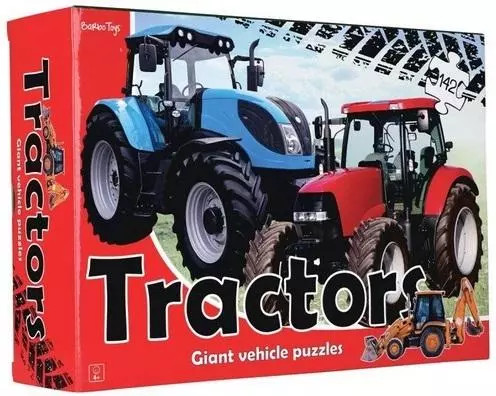 5704976058120 Puzzle podogowe traktory 142el Barbo Toys