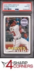 2018 TOPPS HERITAGE ACTION #580 RONALD ACUNA JR. RC BRAVES PSA 10