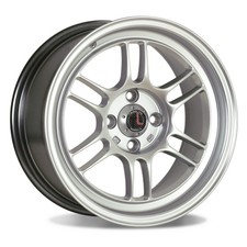 15x7.5 Traklite Boost Hyper Silver 4x100 Et30 Wheels Set 4
