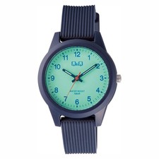 Citizen Q Q Analog Color Watch Waterproof V01A-020VK Radys Blue