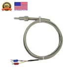 Exhaust Gas Temperature EGT Sensors K Type Probe 1/8" NPT Threads & 6 ft Cable