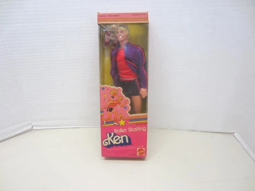 Vintage 1980 Mattel #1881 Superstar ROLLER SKATING Ken Barbie Doll NRFB New Open