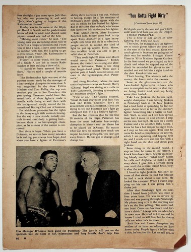 Original 1955 Floyd Patterson Boxing Magazine Article Vintage Print Ads - Picture 2 of 3