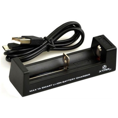 XTAR MC1 Plus, Portable Li-Ion Battery Charger, Single Bay, Constant Current, US