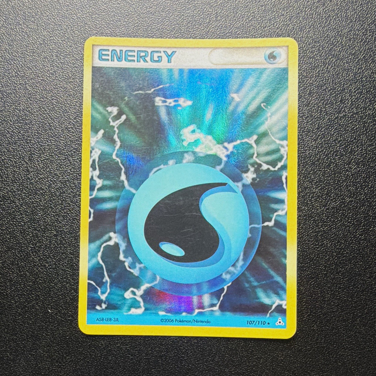 Pokémon TCG Water Energy 107/110 EX Holon Phantoms EN 2006 Holo Rare
