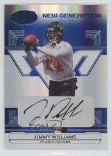 2006 Leaf Certified Materials Mirror Blue Signatures Jimmy Williams Auto 3c7