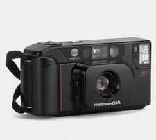 Minolta Freedom Dual AF 35mm Film Point and Shoot Camera Japan - For Parts