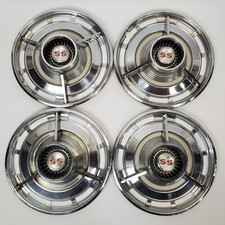 Set Of 4 Vtg 1965 1966 1967 Chevy Impala Chevelle Nova Ss Wheel Covers Hubcaps