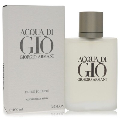 Acqua Di Gio by Giorgio Armani Eau De Toilette Spray 3.3 oz For Men New In Box