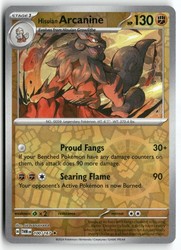 Hisuian Arcanine 100/167 Twilight Masquerade Reverse Holo