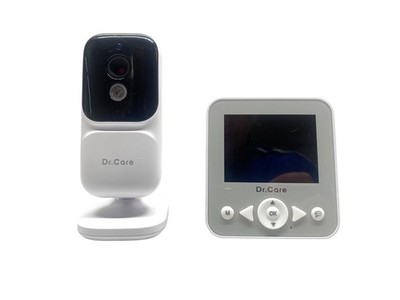 Elektronisches Babyphone Dr.Care 480P HD 2,8  VOX 300 m 2,4GHz weiß BESCHÄDIGT