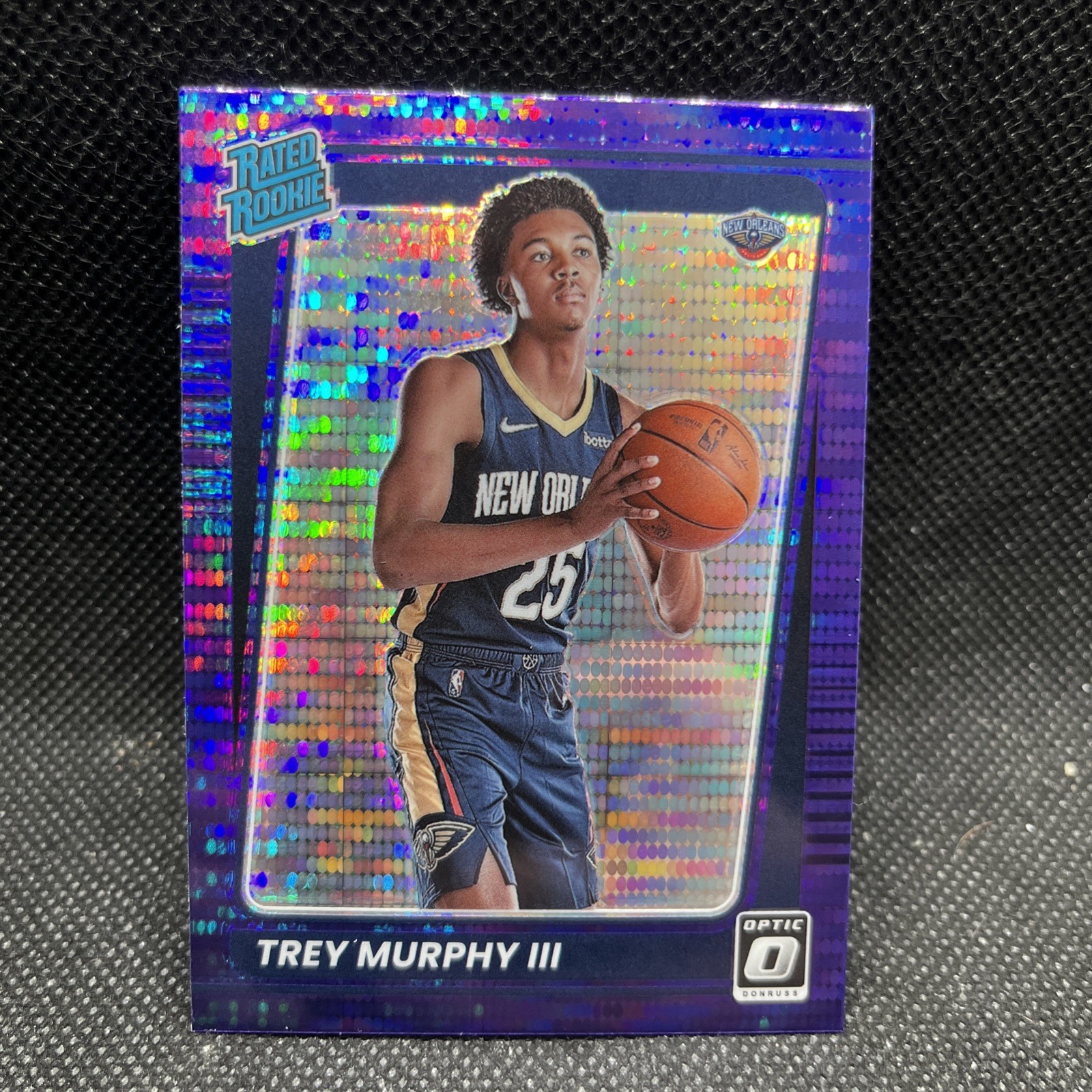 Trey Murphy 2021-22 Donruss Optic Purple Pulsar Holo Rated Rookie RC # 178