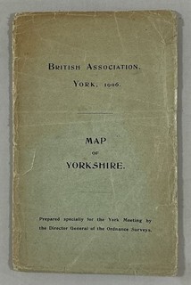 Vintage Ordnance Survey Map of Yorkshire British Association York 1906