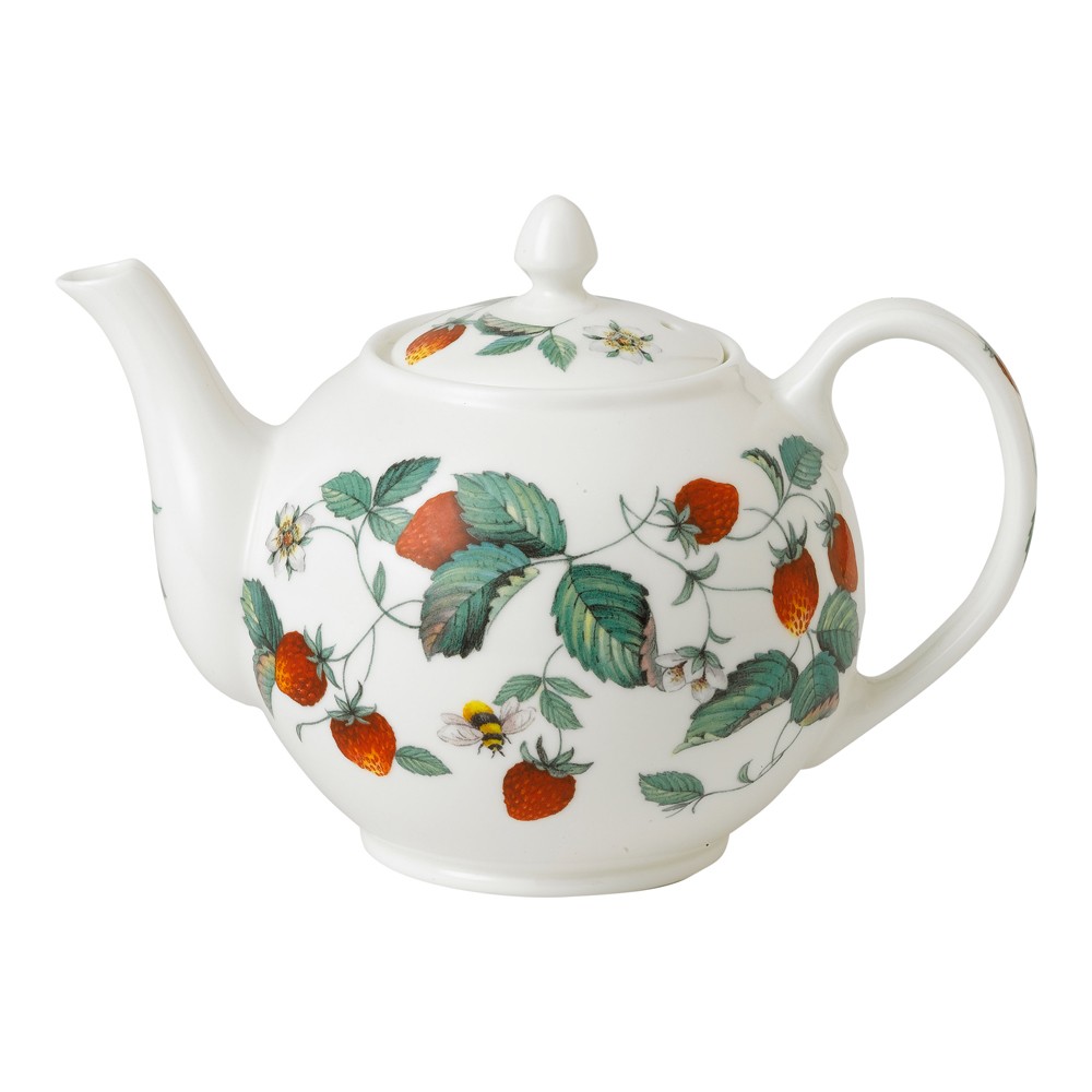 Théière Strawberry porcelaine haut de gamme 1,1 l format 14x21cm