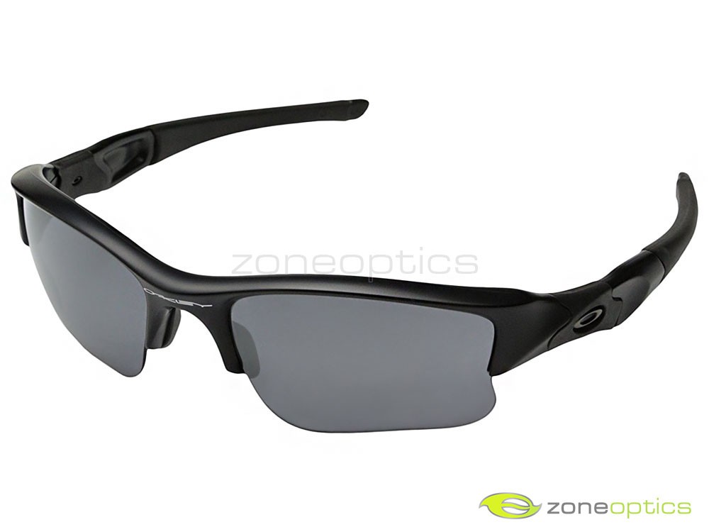 Oakley Flak Jacket XLJ Sunglasses 24-434 Matte Black/Black Iridium