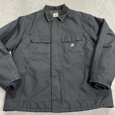 Carhartt Jacket Mens XL C55 Black Arctic Quilt Yukon Extreme Corduroy Vintage