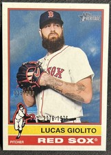 2025 Topps Heritage High Number Lucas Giolito Bicentennial /200 #527 RedSox