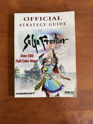 SaGa Frontier 1 Official Strategy Guide Brady Games Playstation Squaresoft!