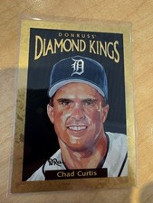 1996 Donruss Diamond Kings Chad Curtis #DK-28 - #'rd 08688/10,000 - Tigers