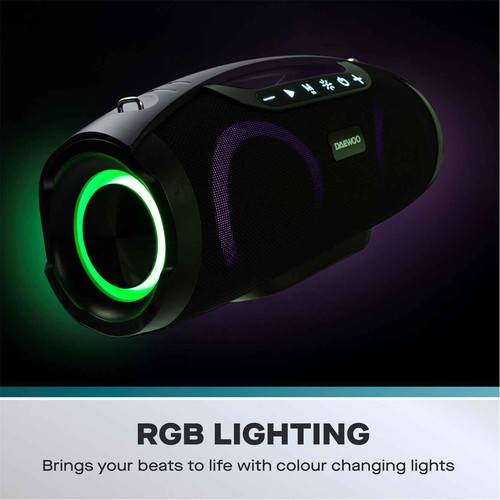 Bluetooth Party Lautsprecher Daewoo Boom Beat Pro Pulse Party Single 6,5" mit LED - Bild 2 von 7