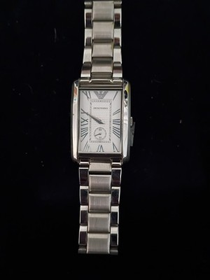 Emporio Armani with Silver Stainless Steel Strap  Wristwatch