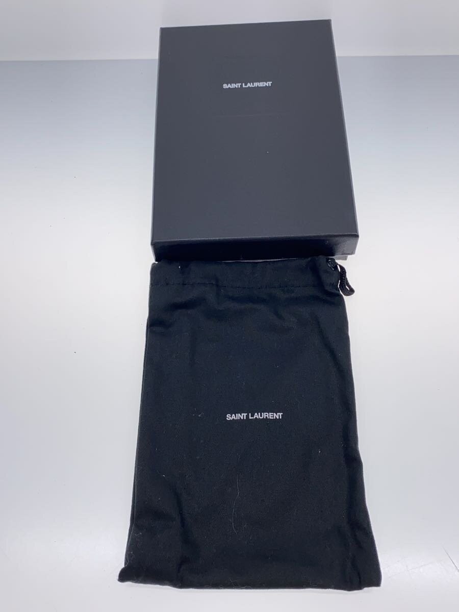 YVES SAINT LAURENT Card Case Leather KHK Plain Women's thumbnail 5