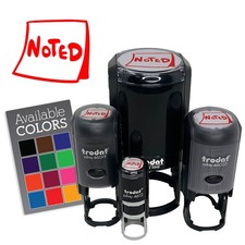 Noted Sticky Note Post Paper Notice Self-Inking Rubber Stamp for Stamping Ink