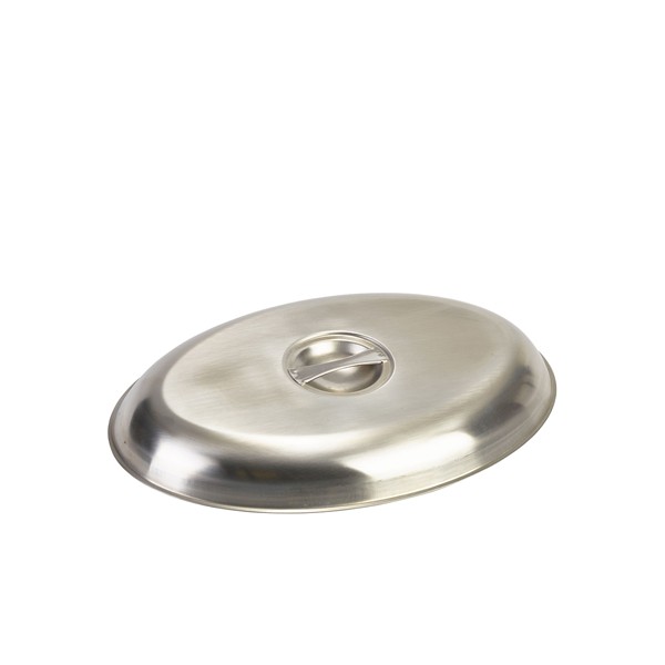 GenWare Stainless Steel Cover For Oval Vegetable Dish For Restaurants 30cm/ 12""