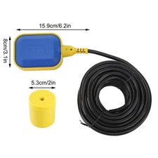 ˜FLOAT SWITCH 10M WATER TANK LEVEL CONTROLLER SENSOR LIQUID FLUID CONTRACTOR