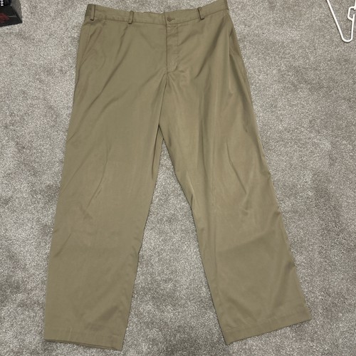 Nike Golf Mens Dri-FIT Flat Front Chino Pants Khaki Tan 36x30 319685-236