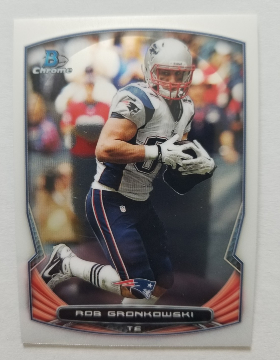 2014 Bowman Chrome #68 Rob Gronkowski