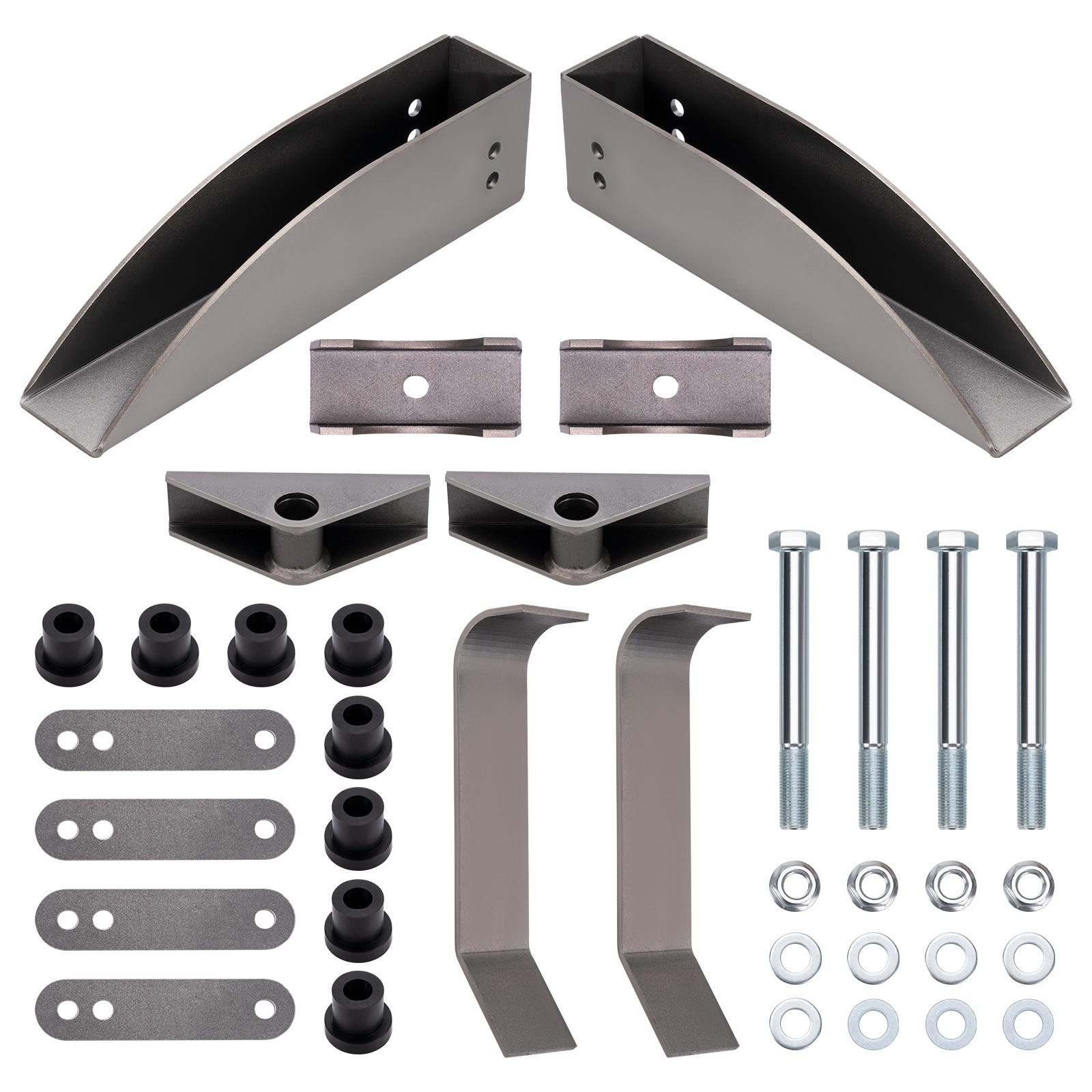 Rear Leaf Spring Relocation Kit Spring Shackle For Chevy Belair 150 210 55-57