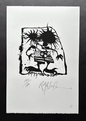 Ralph Steadman - ''Mean Mouse'' Hunter S Thompson - Lt Ed SIGNED Print #140 of 180
