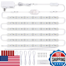 Under Cabinet LED Lighting Kit for Kitchen Cabinets Counter Shelf Bookcase Close