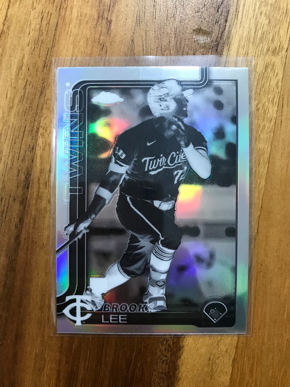 2025 Topps Chrome BROOKS LEE Rookie NEGATIVE REFRACTOR #234 Minnesota Twins RC