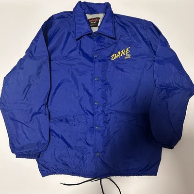 Vintage D.A.R.E Blue Nylon Jacket