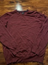Buffalo David Bitton Men's Pullover Sweater, Maroon Large