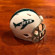 New York Jets 1963 throwback custom pocket pro helmet