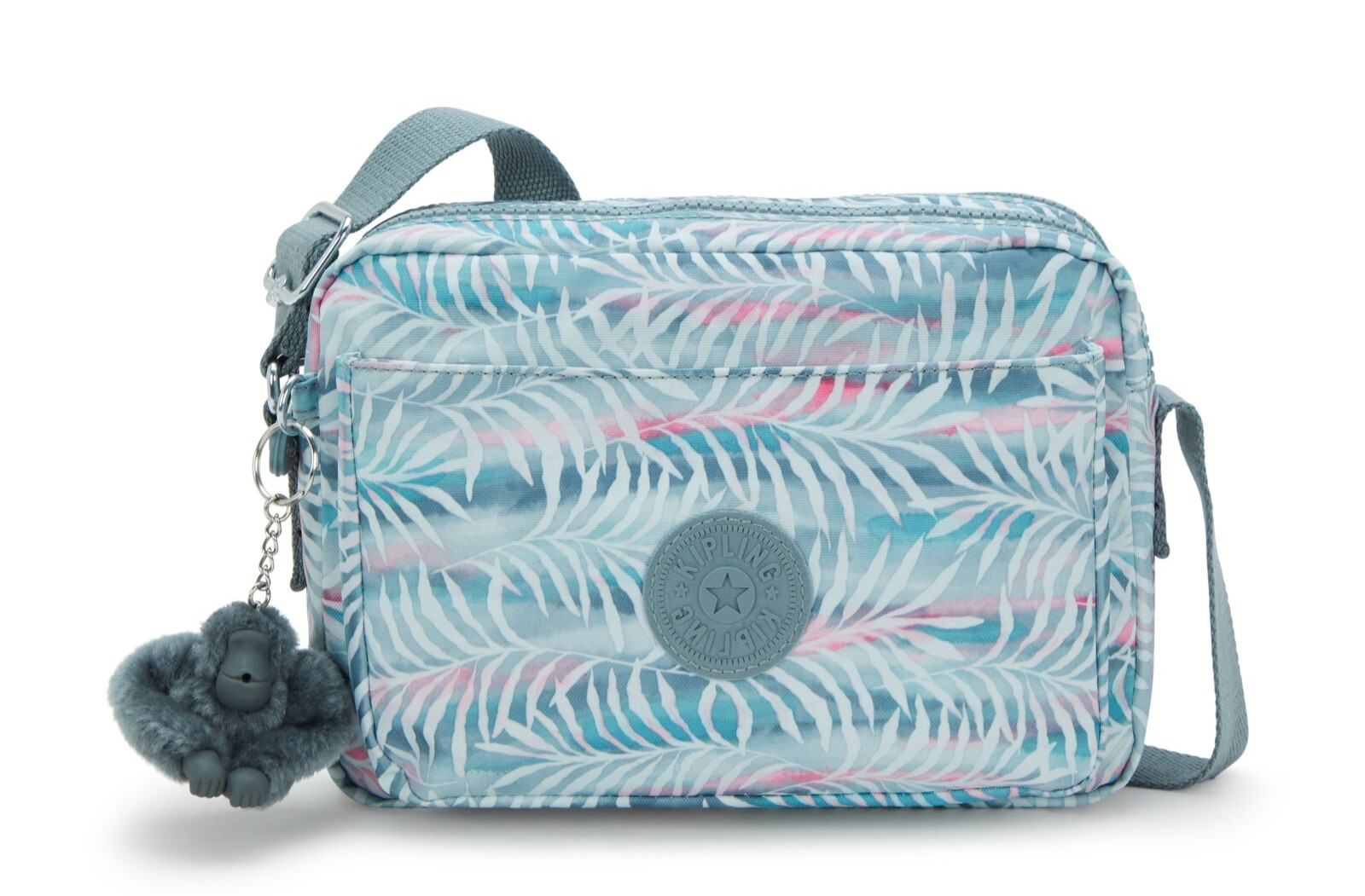 Kipling ABANU M Crossbody Bag - Palmtree Leaves RRP £93