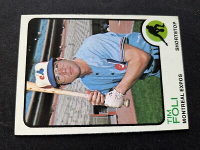 1973 Topps Baseball Card # 19 Tim Foli - Montreal Expos (EX)