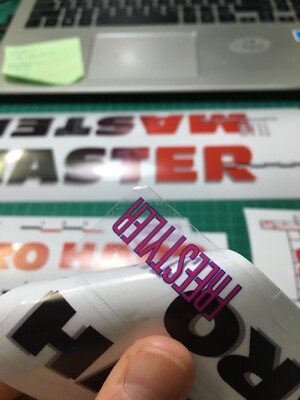 Kit de stickers complet HARO Master 1985 chromé - Oldschool BMX