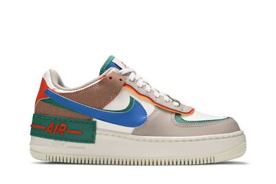 Nike Wmns Air Force 1 Shadow 'Sail Signal Blue Green' CI0919