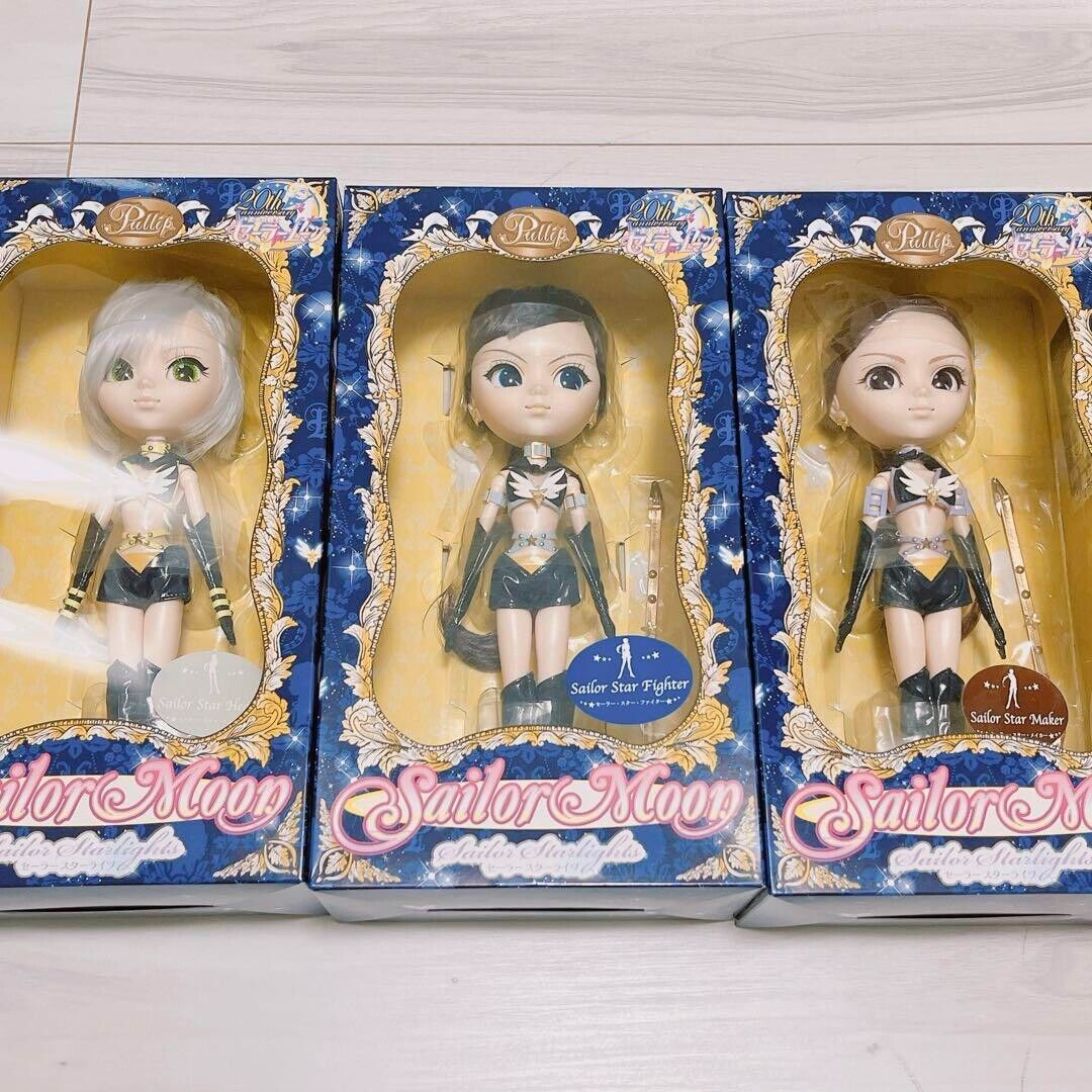 Sailor Moon Pullip Starlights Fighter Healer Maker Figure 3 Sailor Moon Pullip Starlights Fighter Healer Maker Figure 3