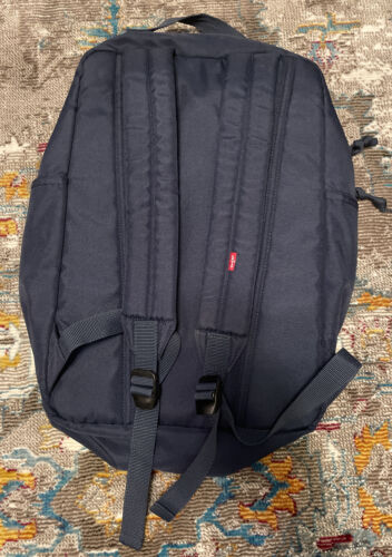 Levi's Levis Men's Blue Backpack Daypack School Hiking Navy Blue - Picture 3 of 6