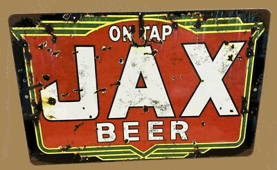Nostalgic JAX Beer on Tap Retro Aluminum Sign 12''x18''