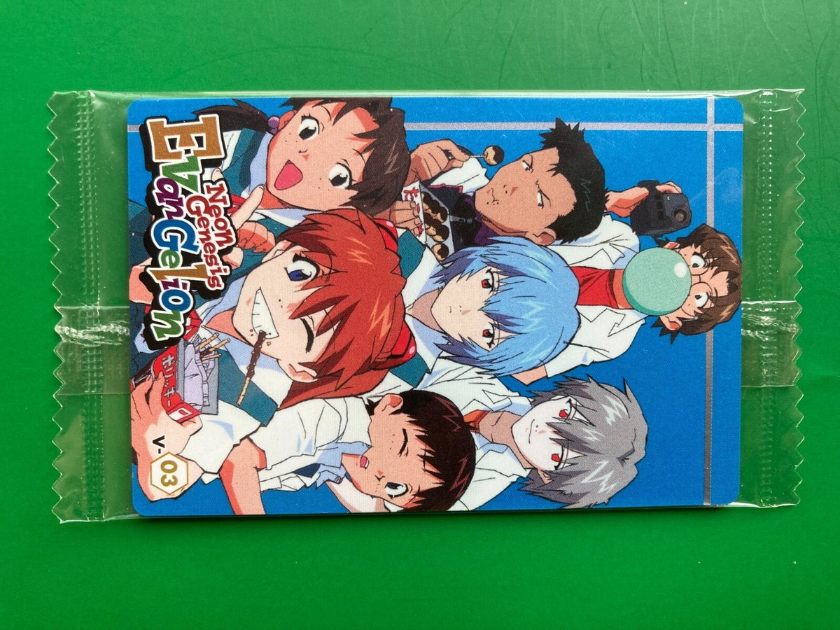 REI ASUKA SHINJI KAWORU Evangelion Wafer Card TCG Japanese Anime