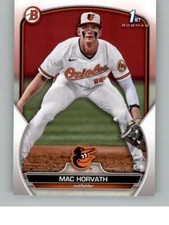 2023 Bowman Draft Mac Horvath BD-90 Baltimore Orioles