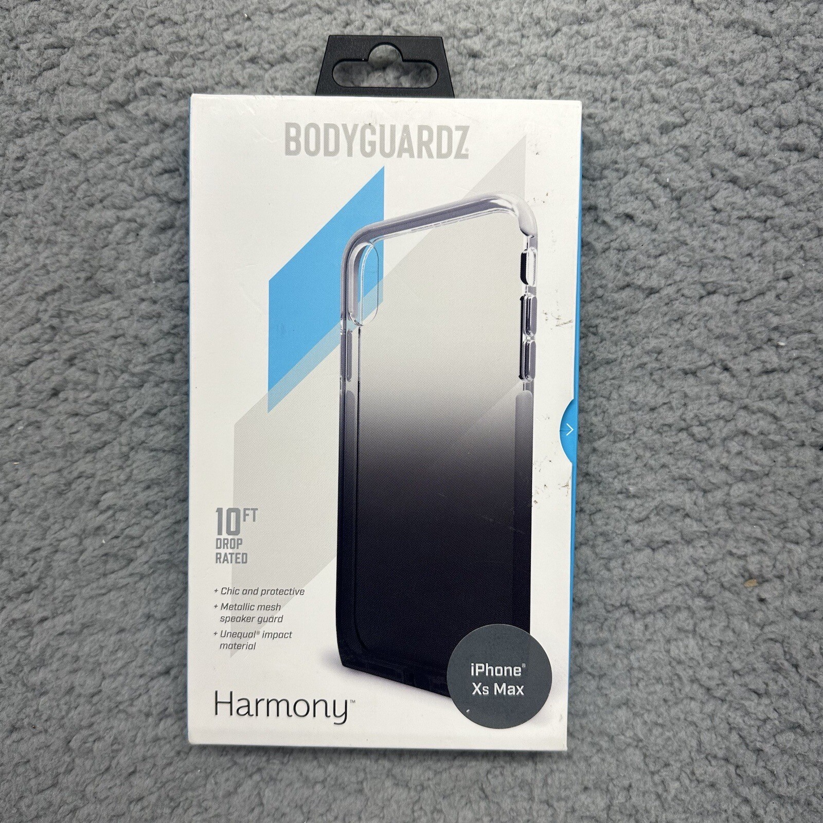 BodyGuardz Harmony Case for iPhone Xs MAX Black/White w/ 10ft drop protection eBay