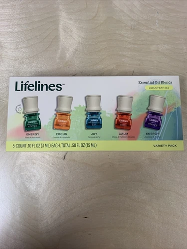 Lifelines Essential Oil Blends, 5-Pack Discovery Set - Blended Essential Oils