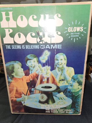 1968 Transogram HOCUS POCUS Glow in  the Dark Game UNOPENED